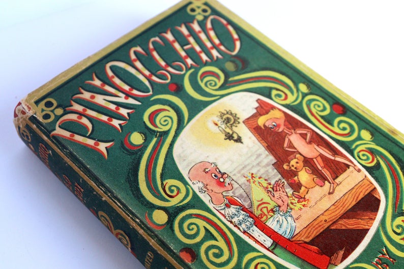 1954 the Adventures of Pinocchio Childrens Book Carlo Collodi Esther Friend  Illustrator 